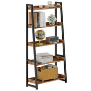 5-Tier Industrial Ladder Shelf