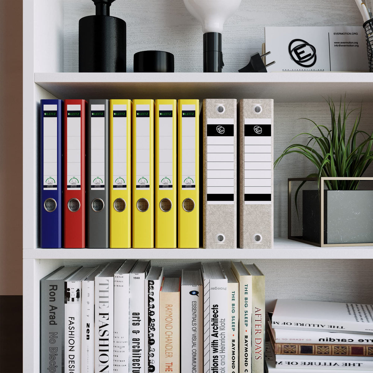 White 6-Tier Bookcase