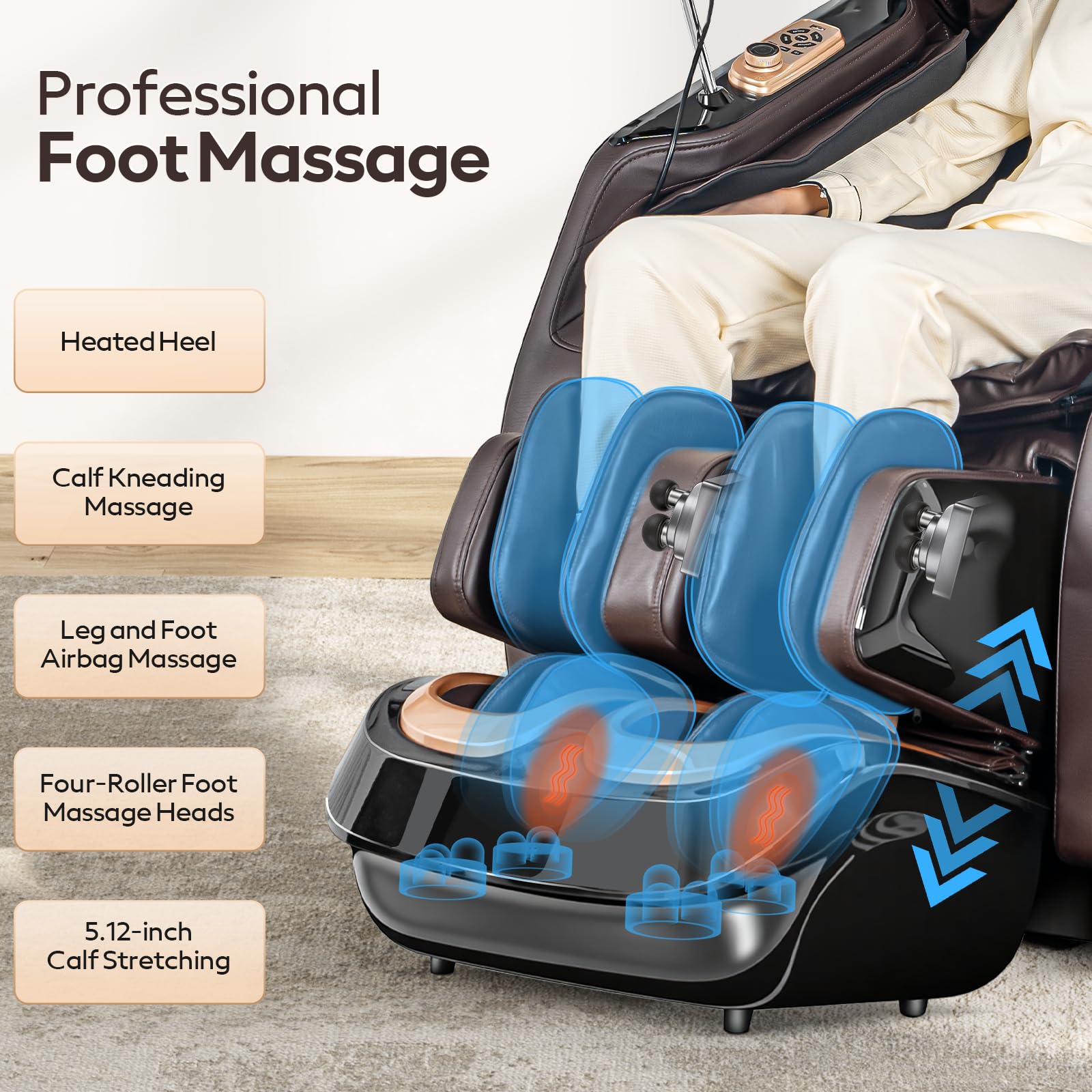 4D Zero Gravity SL-Track Massage Chair