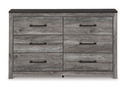 6-Drawer Dresser with Two-Tone Finish