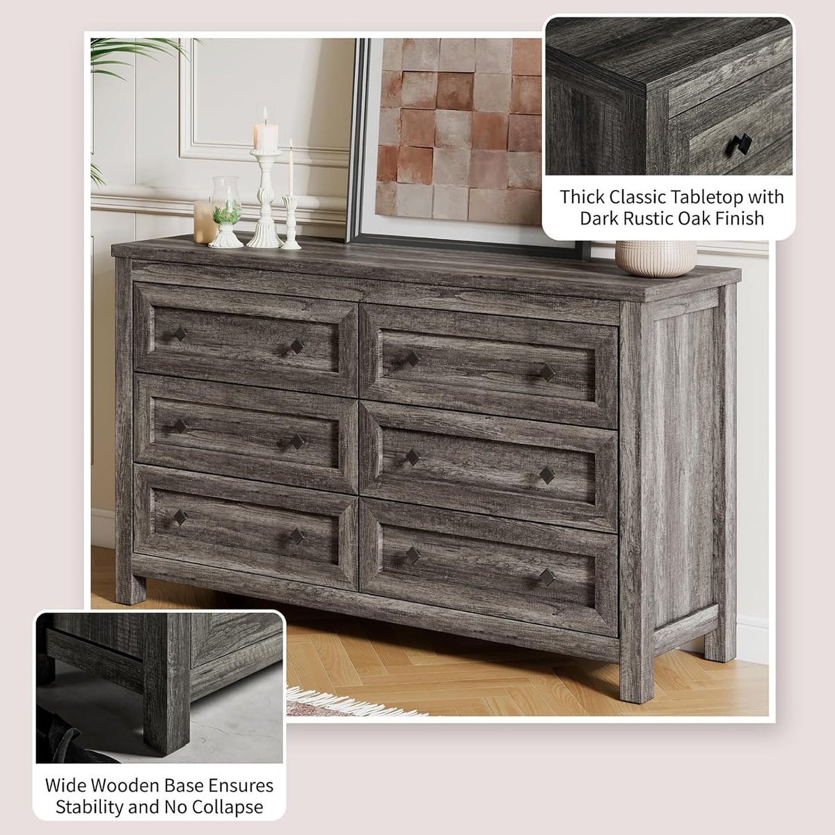 5-Piece Farmhouse Queen Bedroom Set