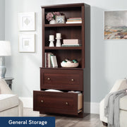 Sauder Miscellaneous Storage Library, in a Select Cherry Finish