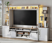 Kikihouse 101" W Modern Wall Unit Entertainment Center for TVs up to 75"