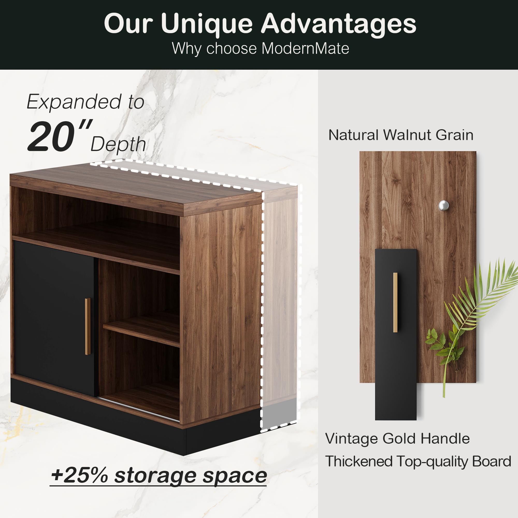 Sliding Door Storage Cabinet with Adjustable Shelves