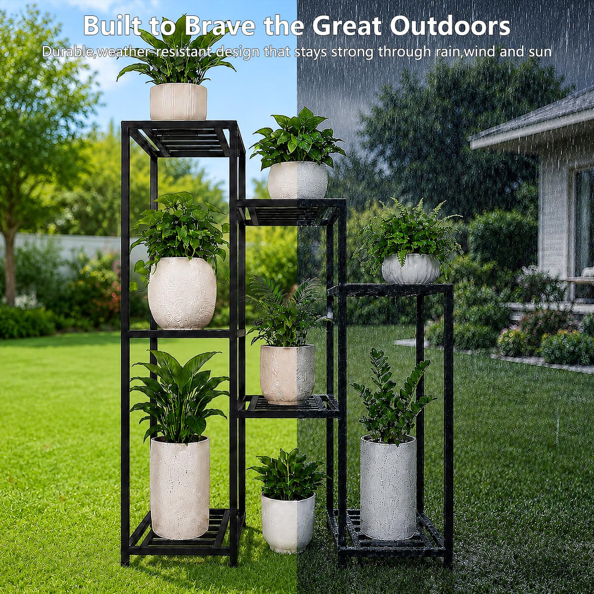7-Tier Steel Plant Stand