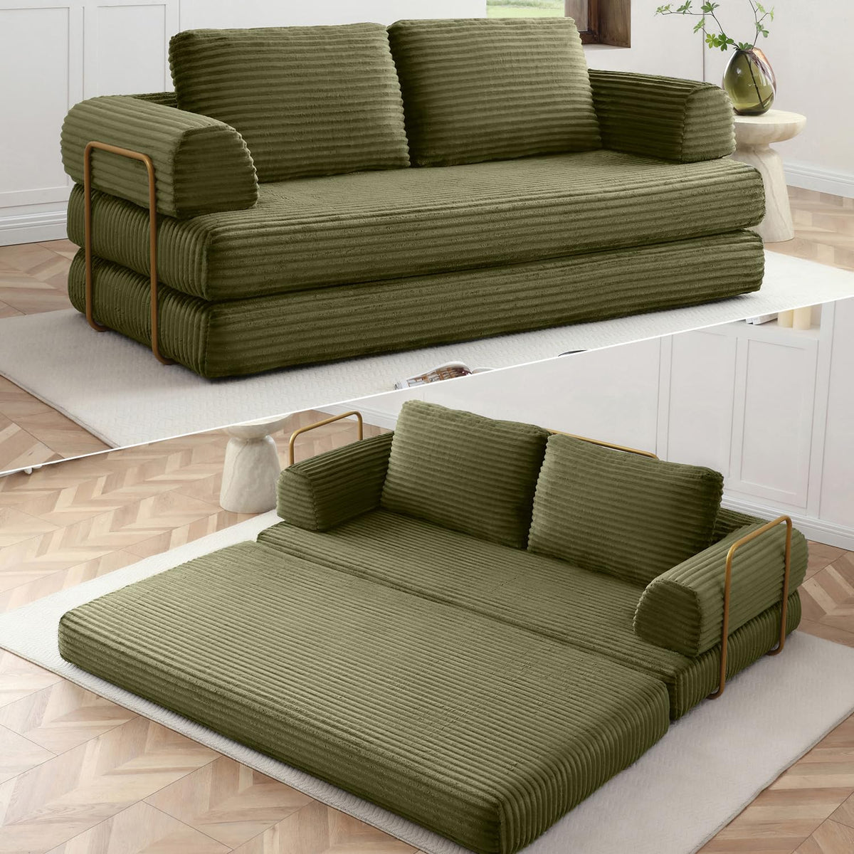 Corduroy Sleeper Sofa Bed