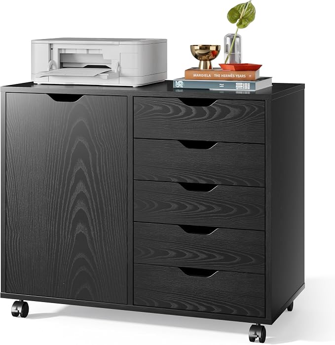5-Drawer Rolling Storage Cabinet