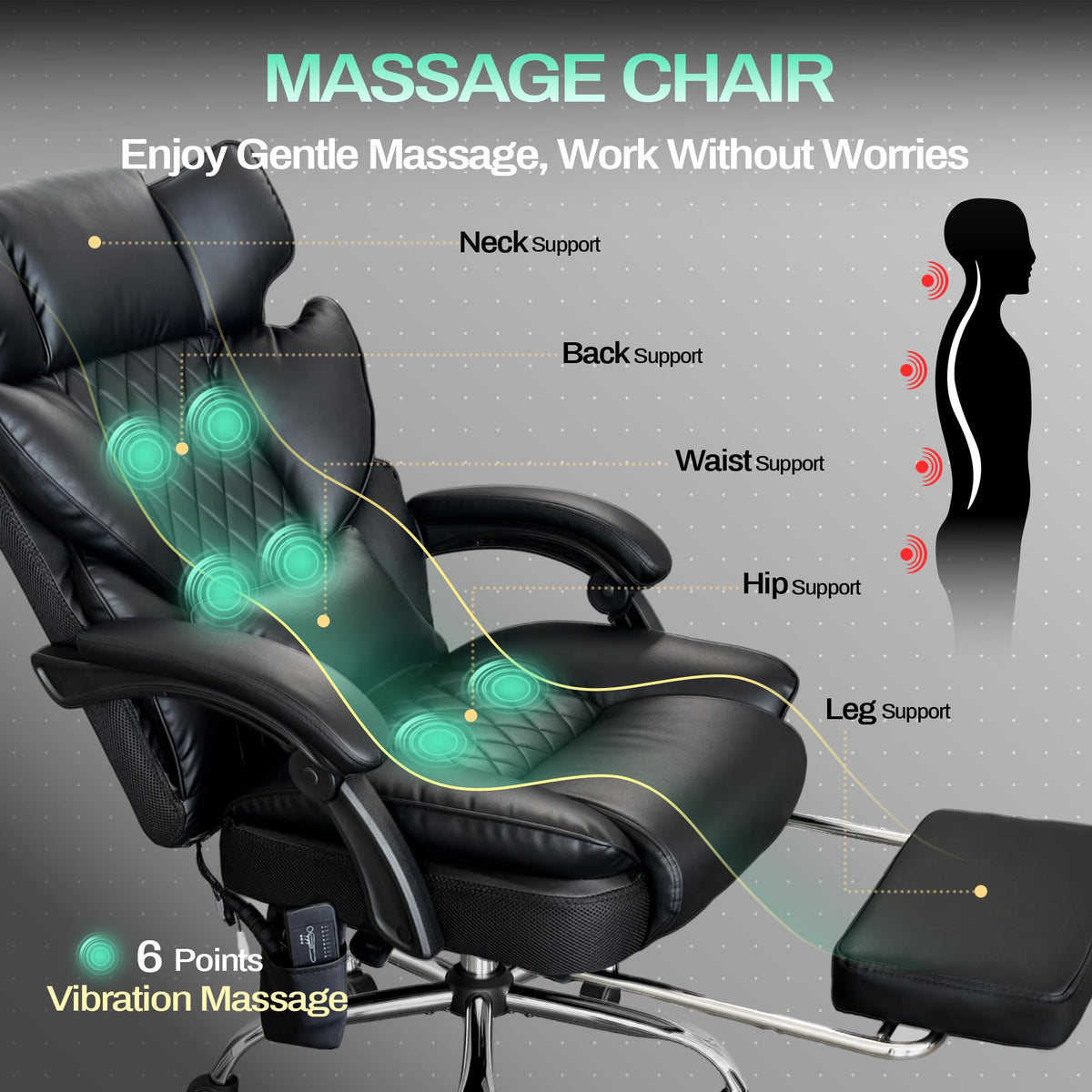 Big & Tall Massage Office Chair
