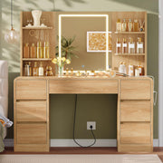 7-Drawer LED Makeup Vanity