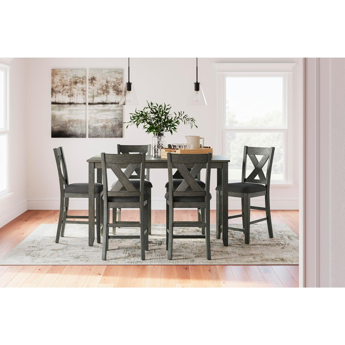 7-Piece Counter Height Dining Set