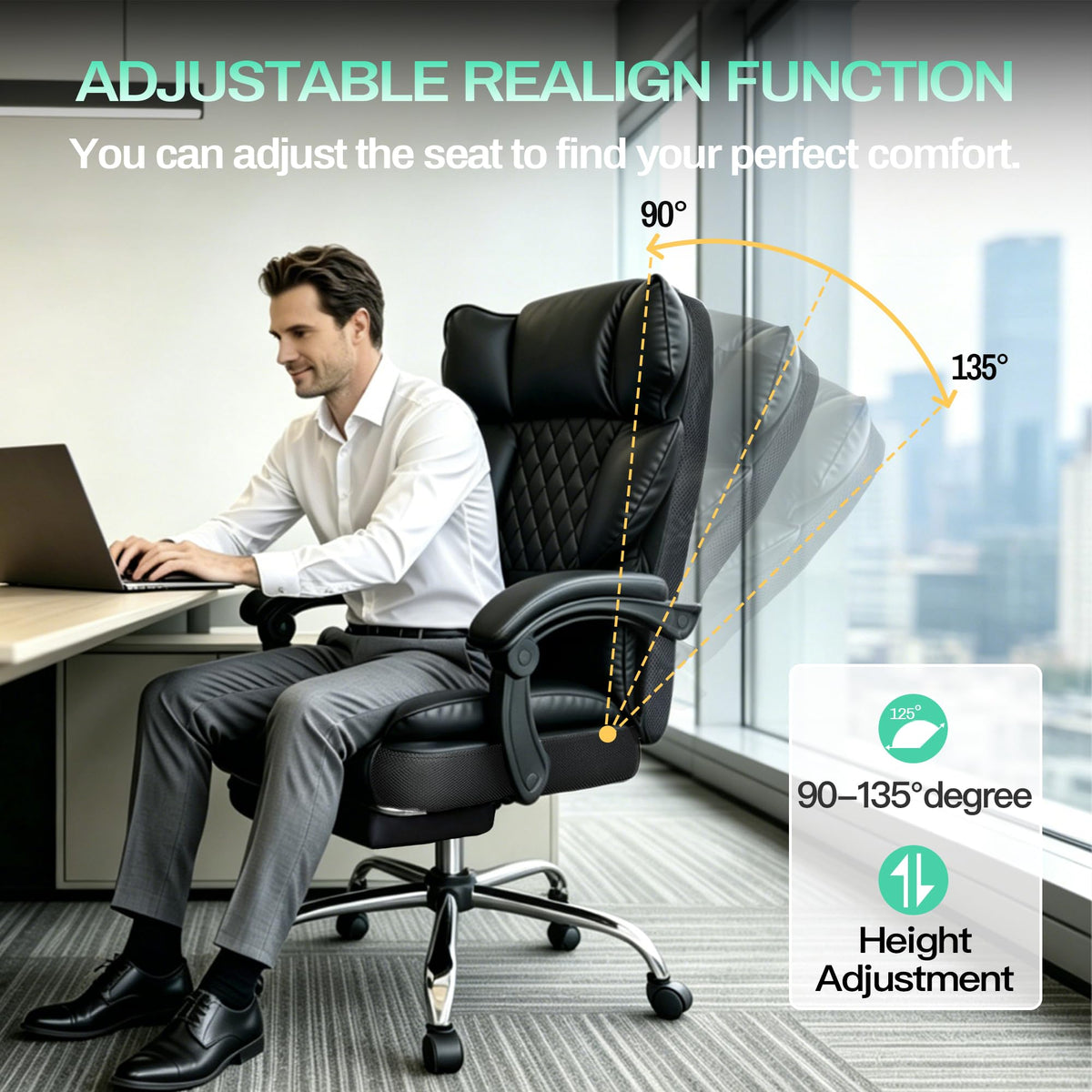 Big & Tall Massage Office Chair