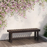 Backless Fir Wood Garden Bench