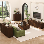 4-Piece Fluted Living Room Set