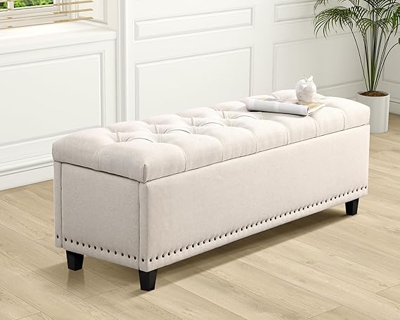 Storage Ottoman Bench with Lid