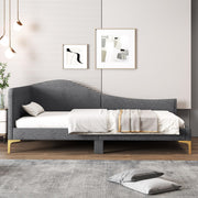 Twin Size Upholstered Daybed with Headboard