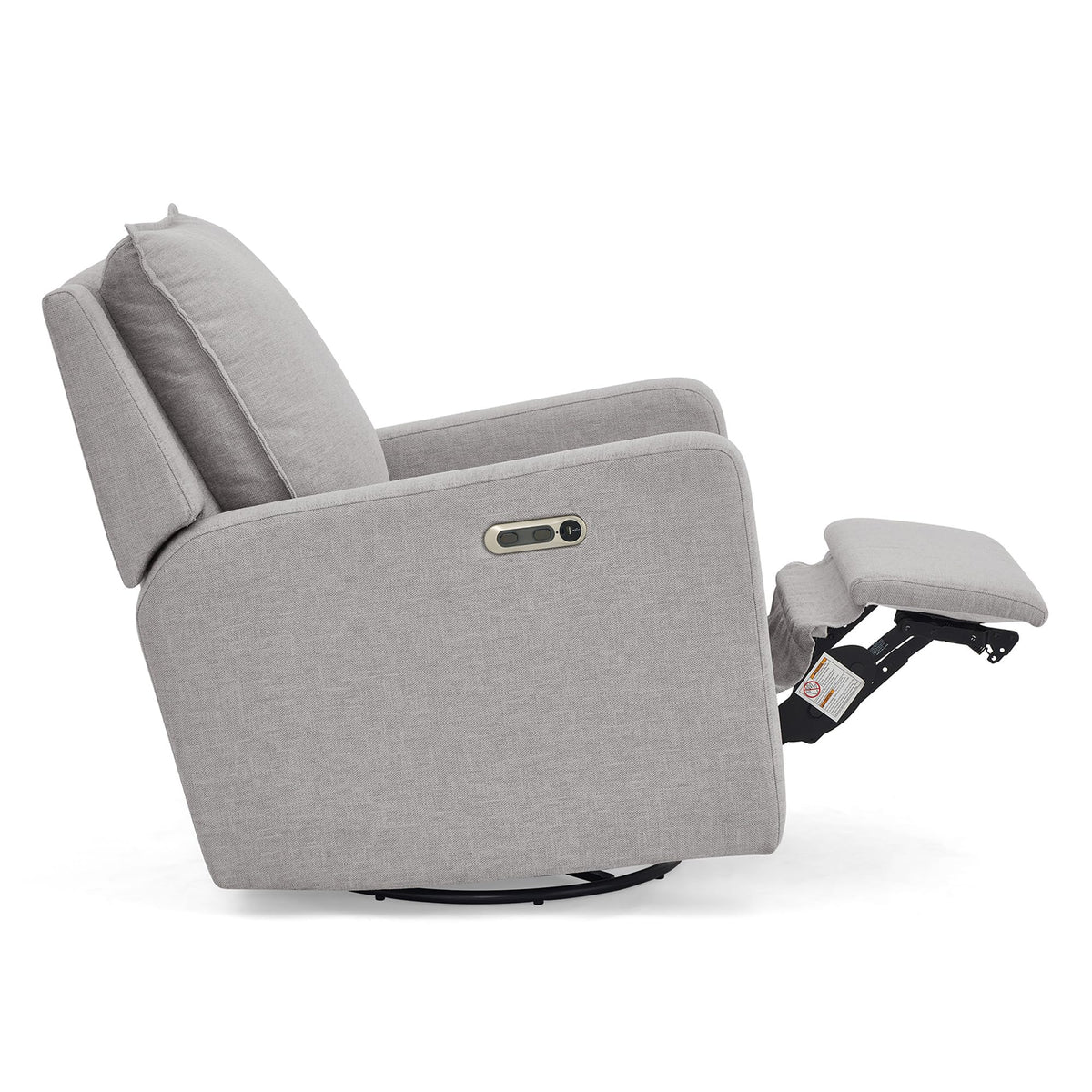 Delta Children babyGap Harlowe Power Recliner with USB-A & Charging Port Greenguard Gold Certified – Stain-Resistant Performance Fabric is Oeko-TEX Standard 100 Certified, Ash