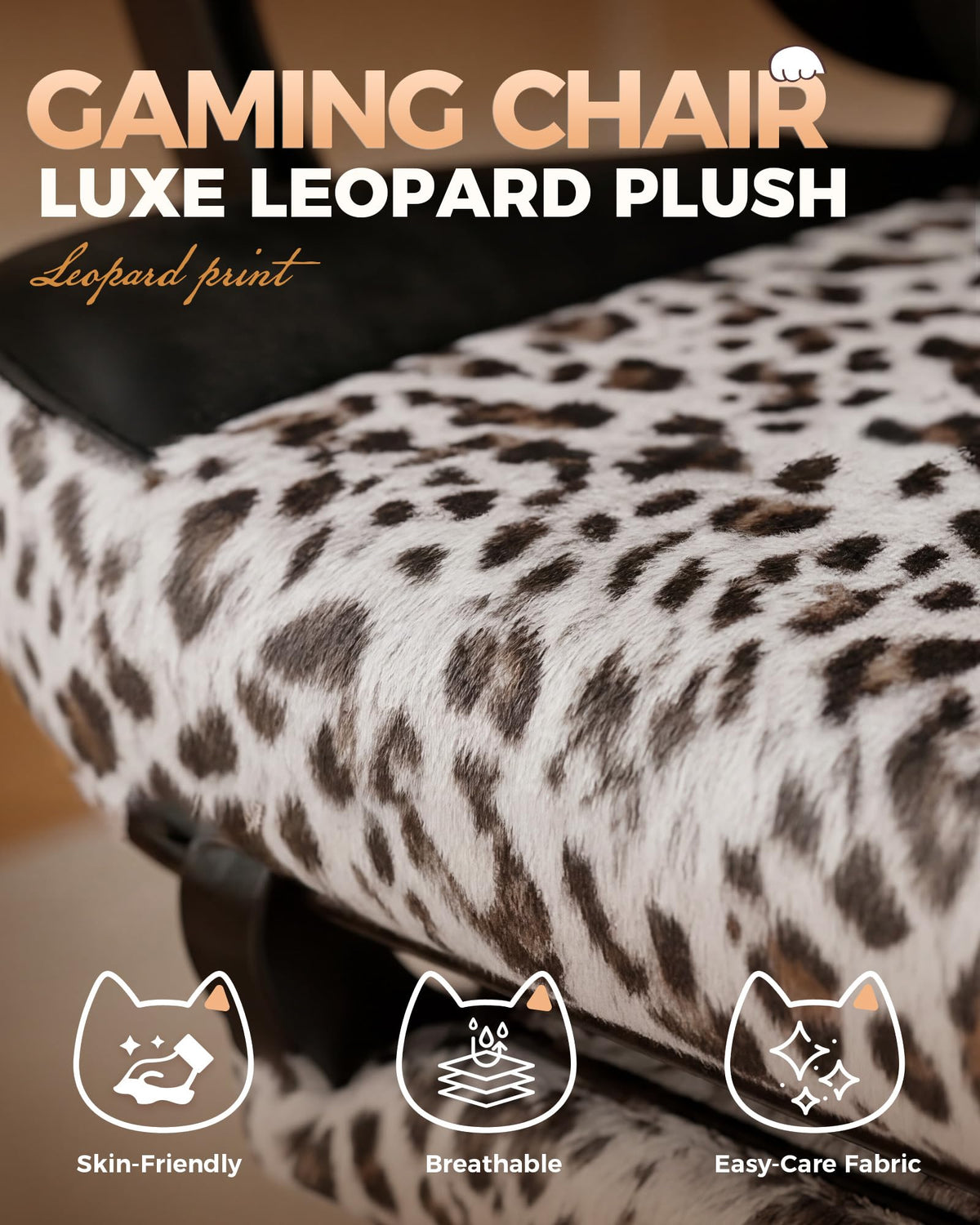Leopard Print Gaming Chair