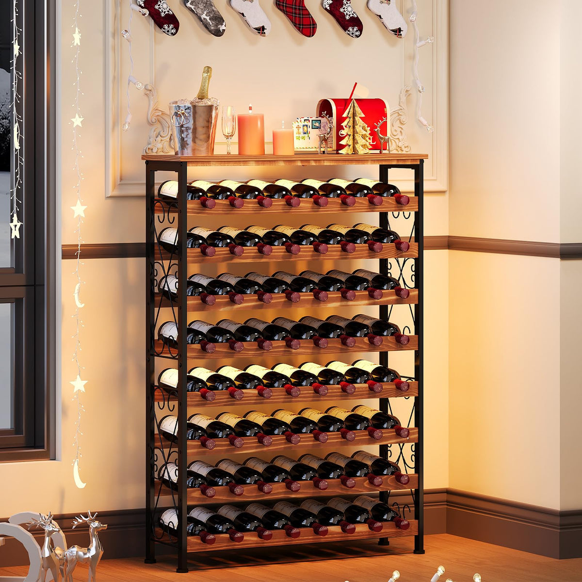 Freestanding LED Wine Rack
