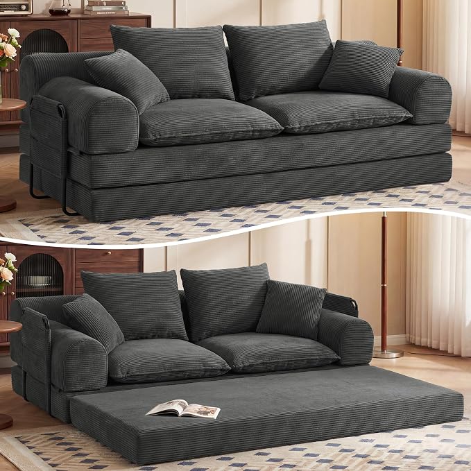 Corduroy Convertible Sofa Bed
