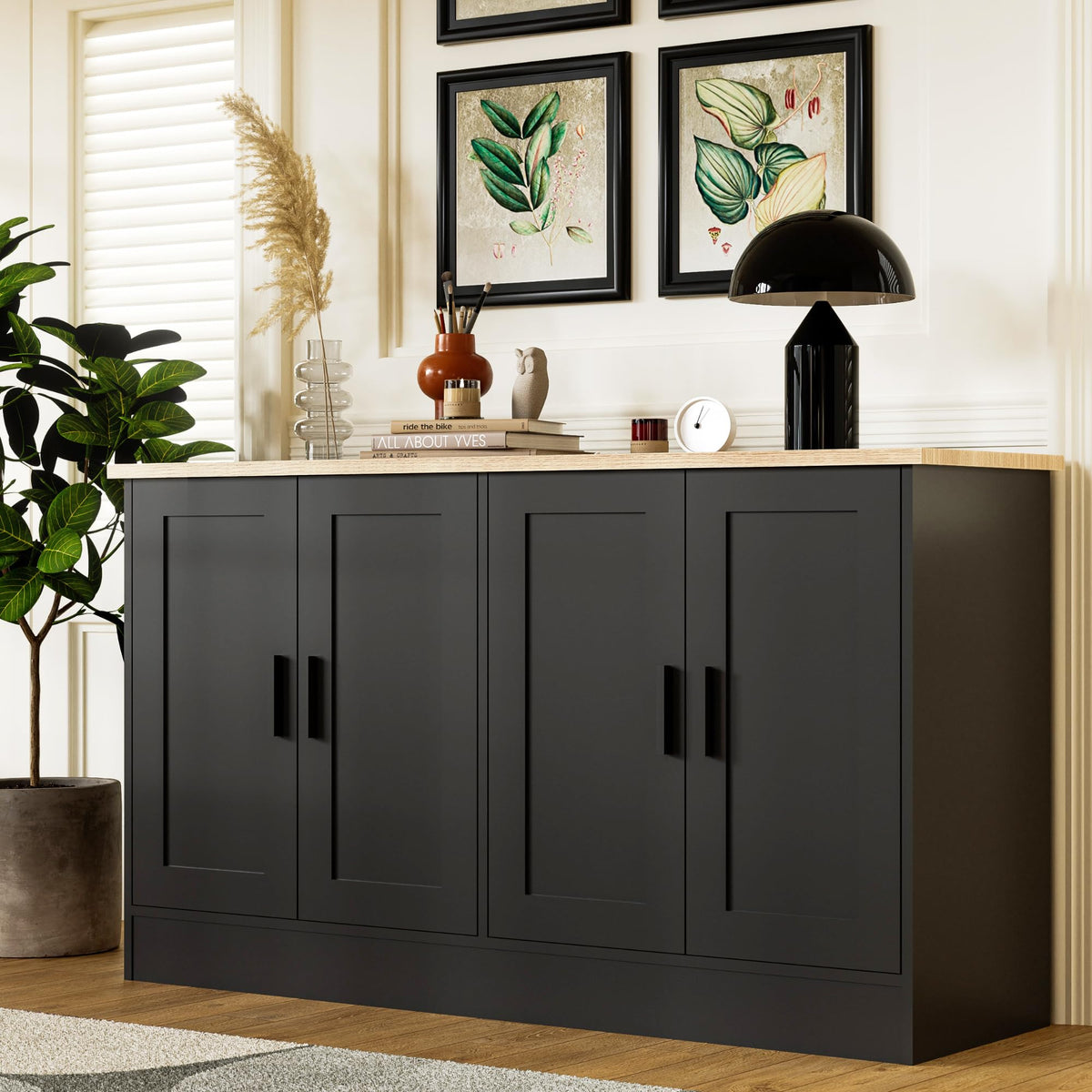 4-Door Buffet Cabinet