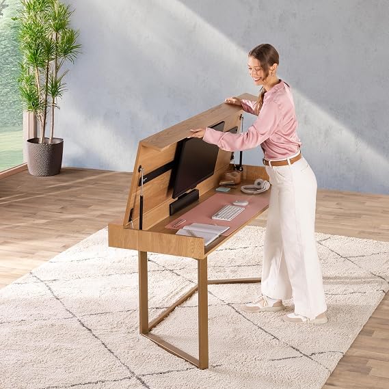 Solid Wood Convertible Table Desk