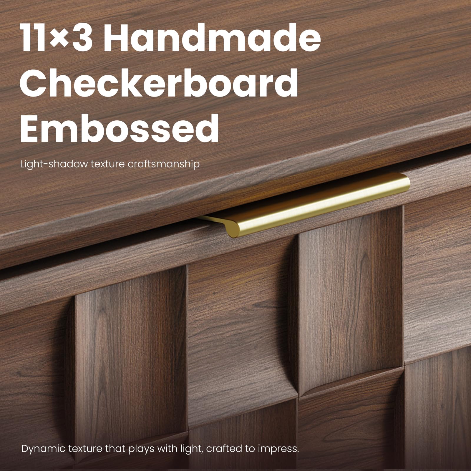 6-Drawer Fluted Dresser