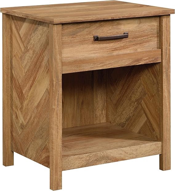 Cannery Bridge Night Stand with Drawer & Open Shelf