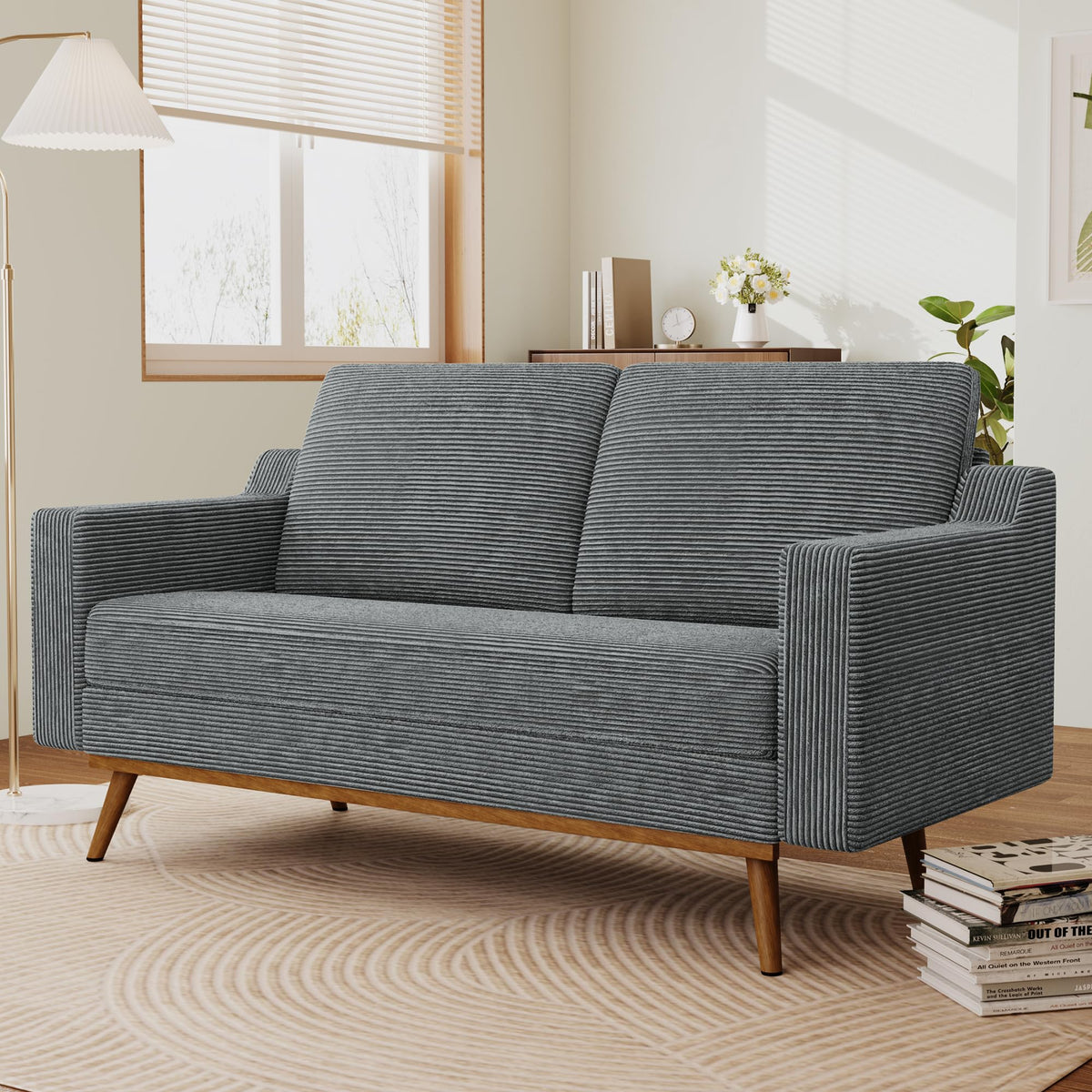 Corduroy Loveseat Sofa