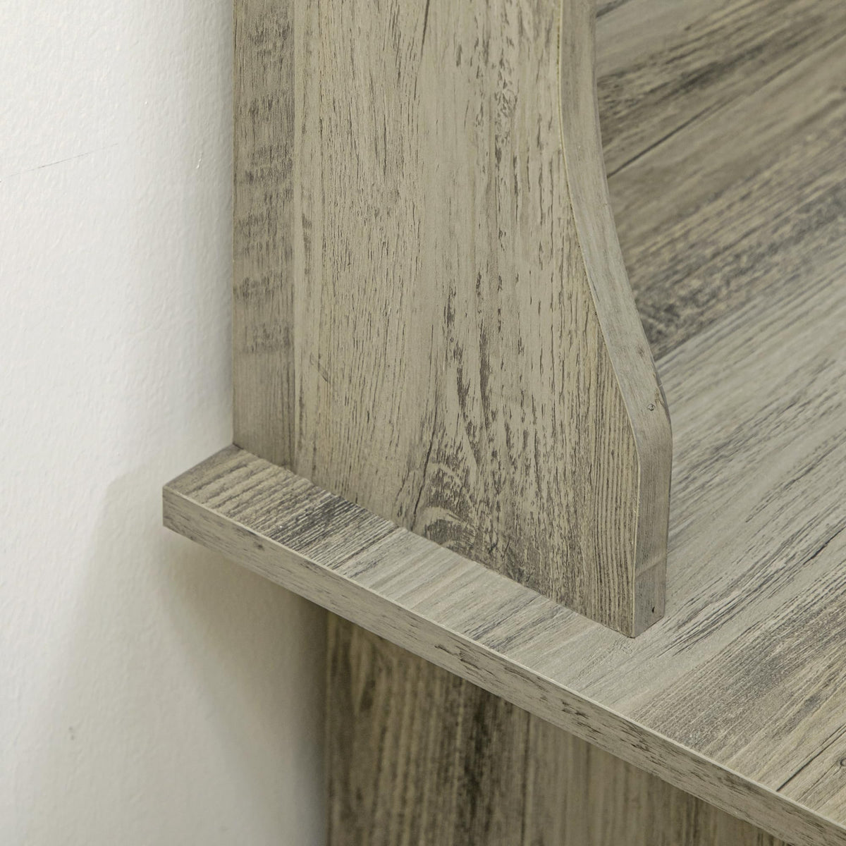 Grey Hall Tree with Shoe Storage Bench
