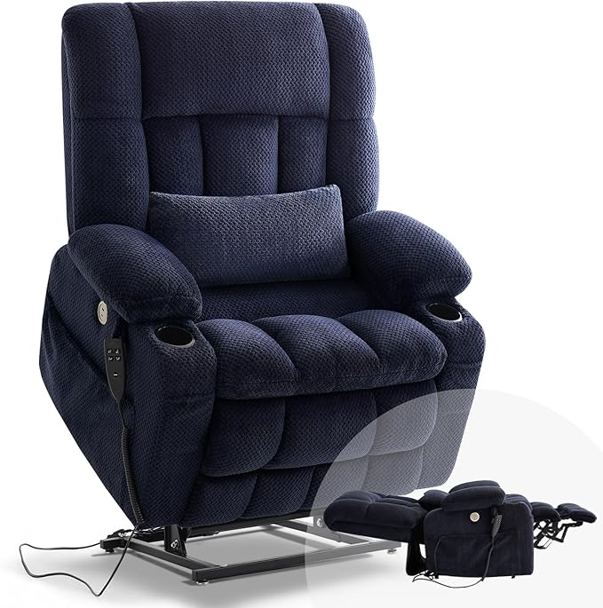 Power Lift Recliner Chair with Massage & Heat