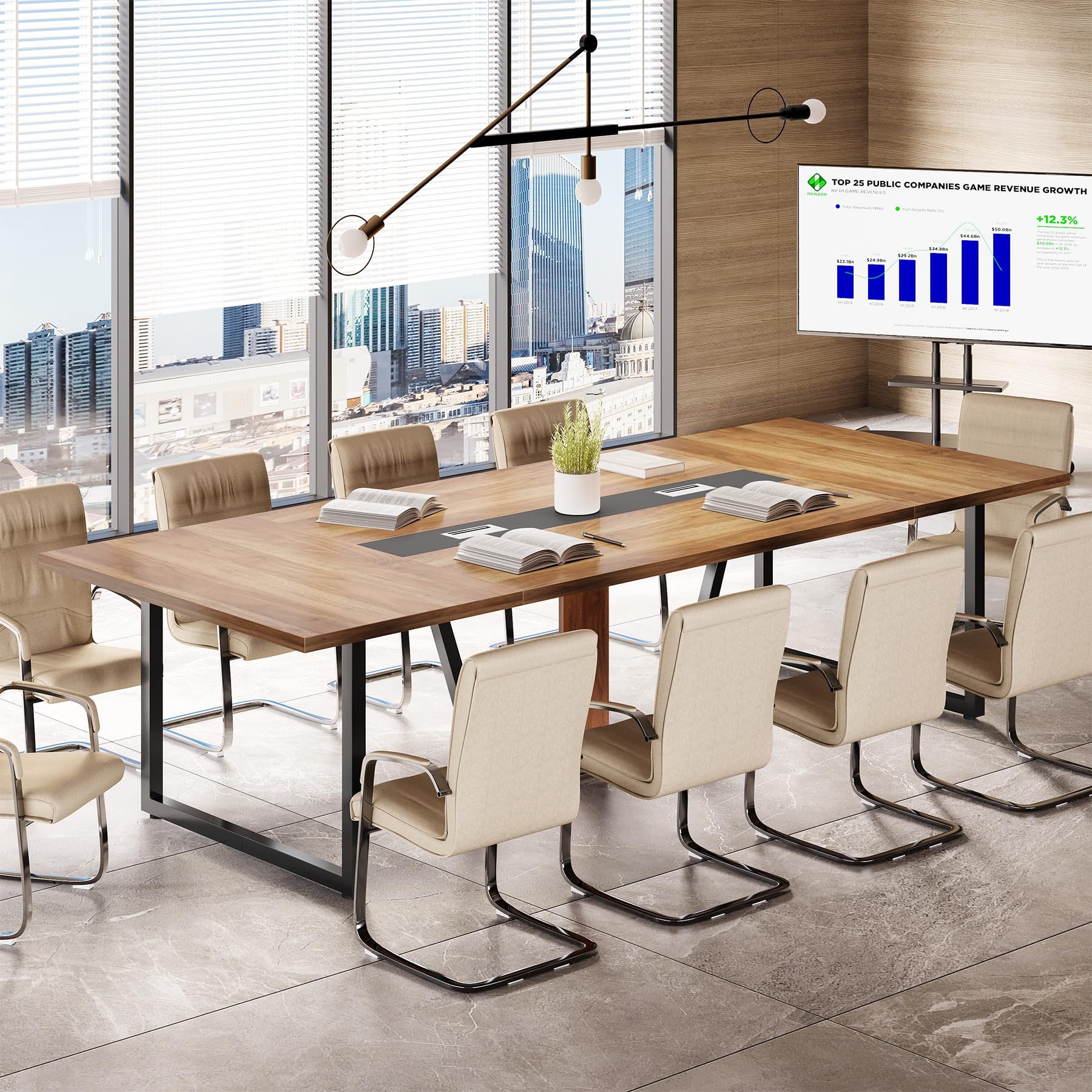 8FT Conference Table for 10 People