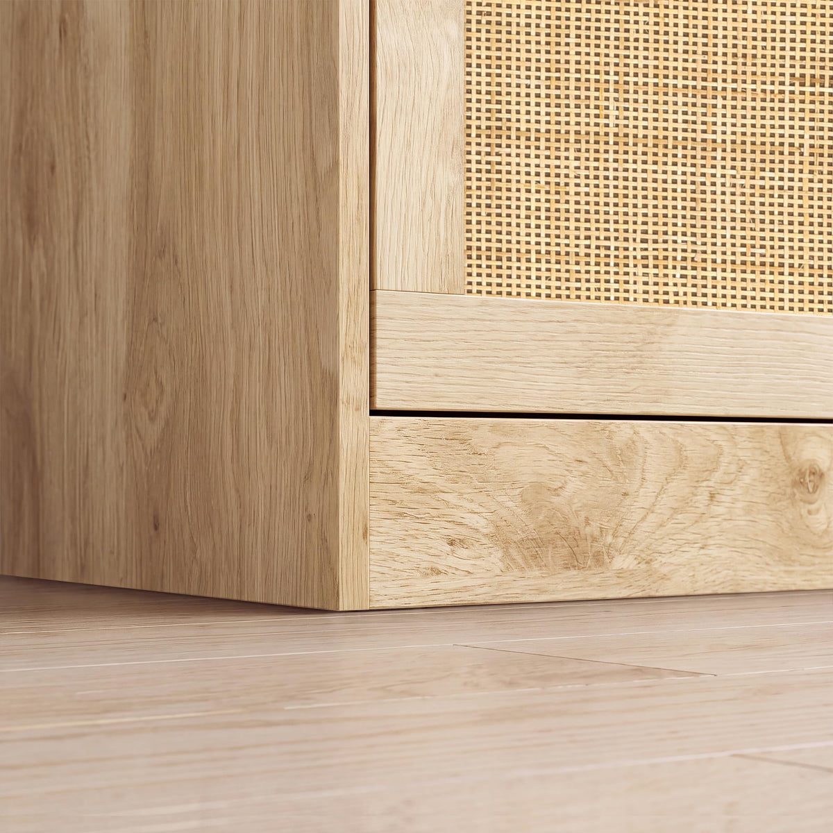 Rattan Lateral Filing Cabinet