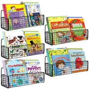 Wall-Mounted Kids Bookshelf Set of 5