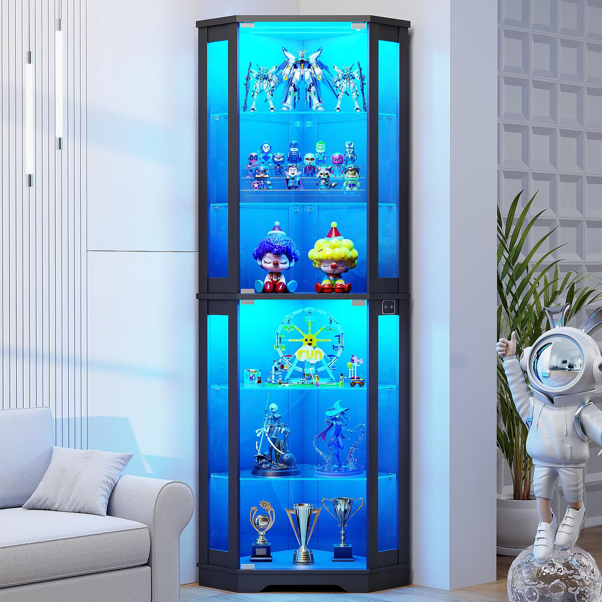 Corner LED Display Cabinet