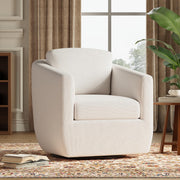 360° Swivel Accent Chair with Pillow