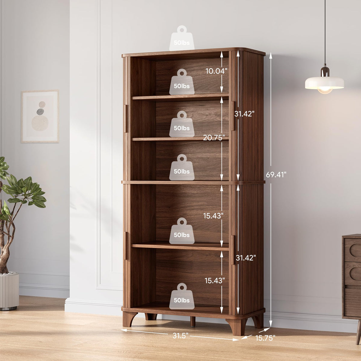 Sliding Door Pantry Cabinet