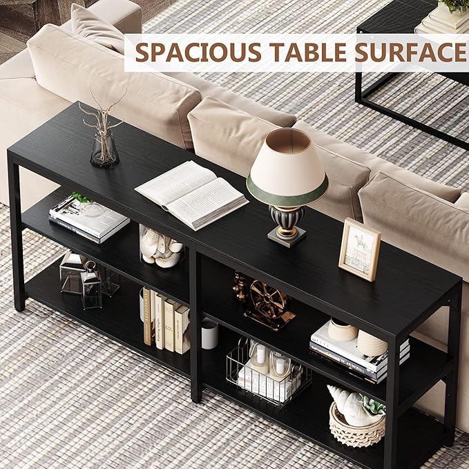 3-Tier Sofa Console Table