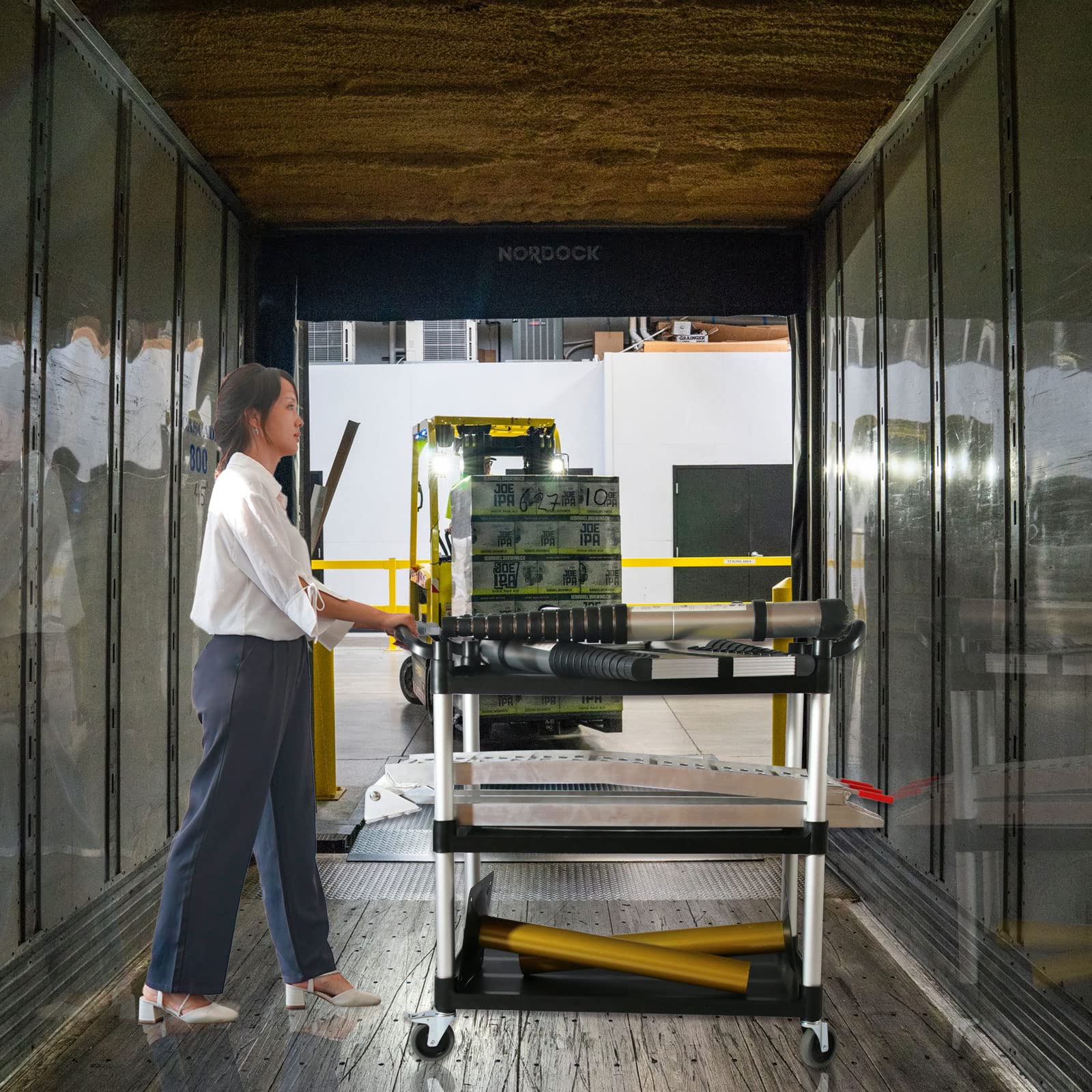 Heavy Duty 3-Tier Utility Service Cart