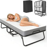 Folding Bed with Memory Foam Mattress