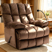Oversized Velvet Recliner Chair