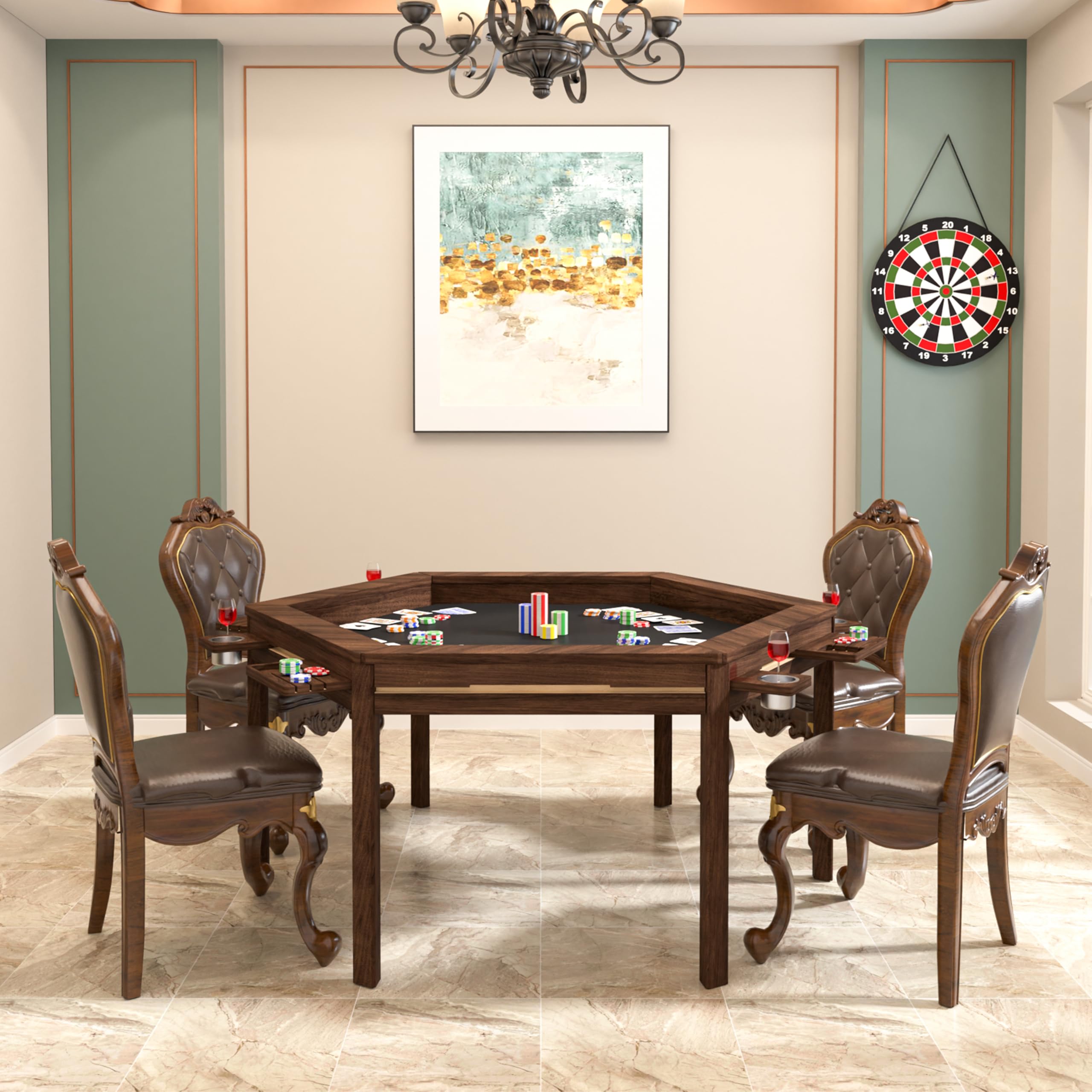 Hexagonal Board Game Table