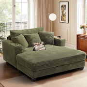Oversized Faux Fur Chaise Lounge