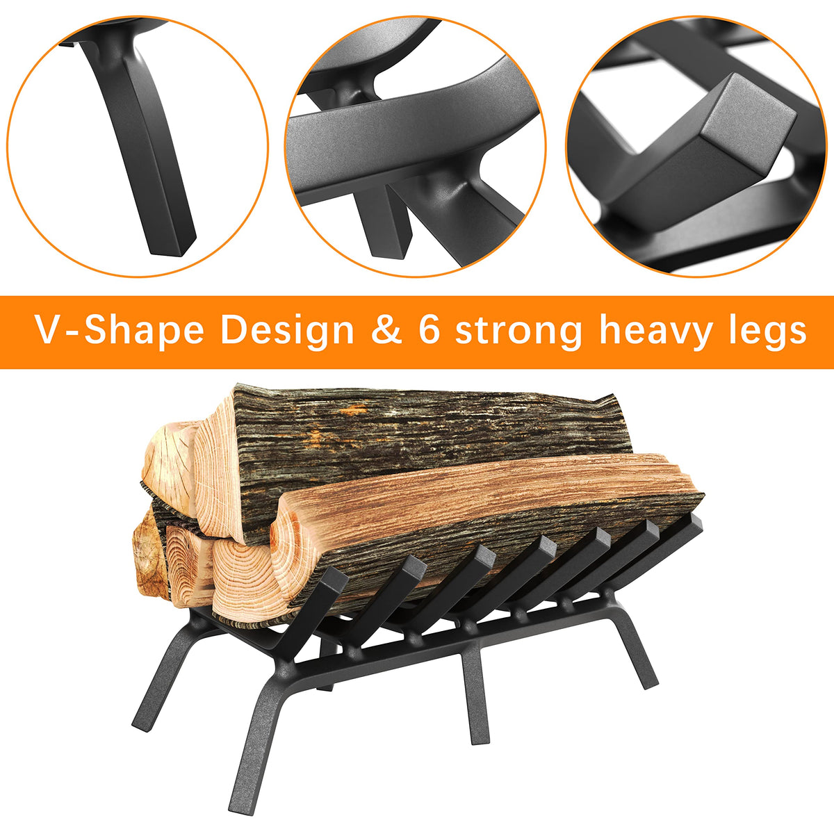 Steel Fireplace Grate