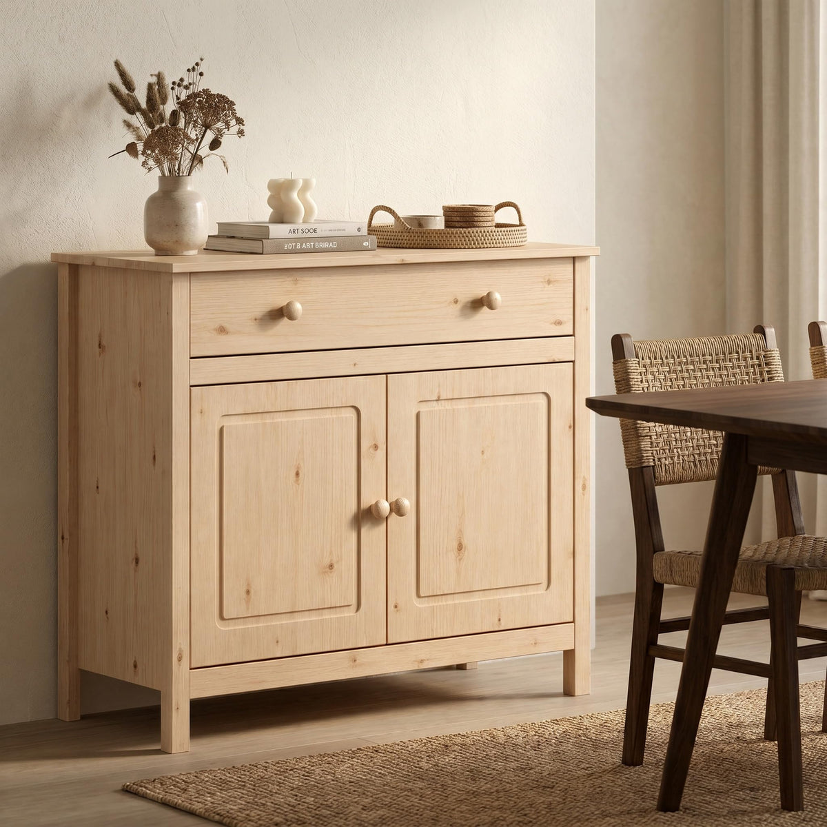 Solid Pine Shaker Sideboard