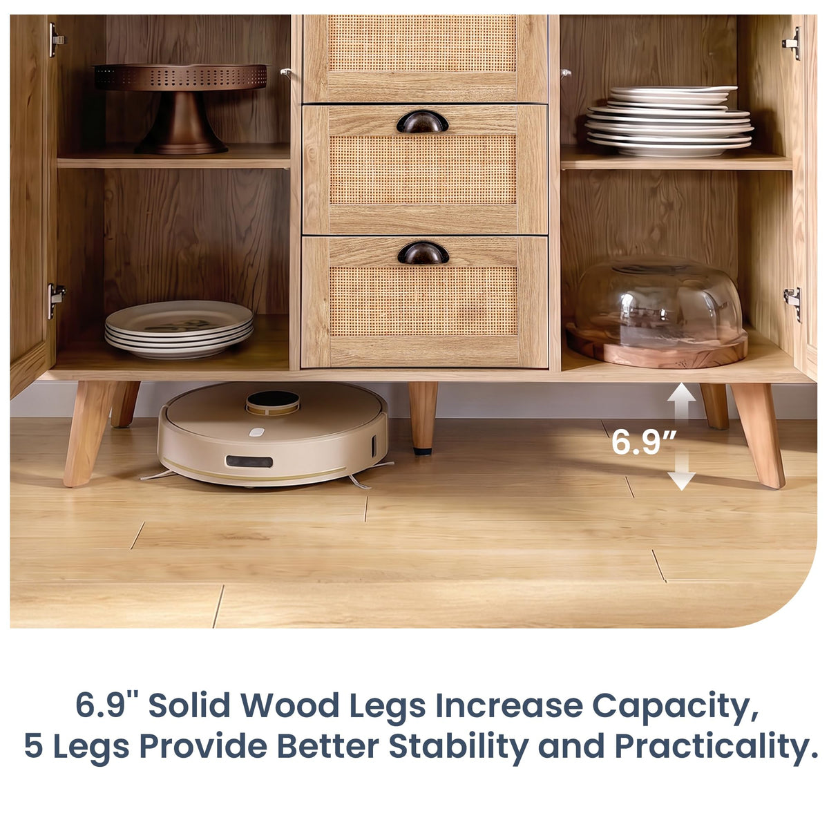 Rattan Sideboard Cabinet