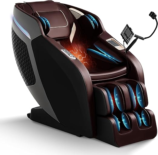 4D Full Body Massage Chair with SL-Track & Zero Gravity
