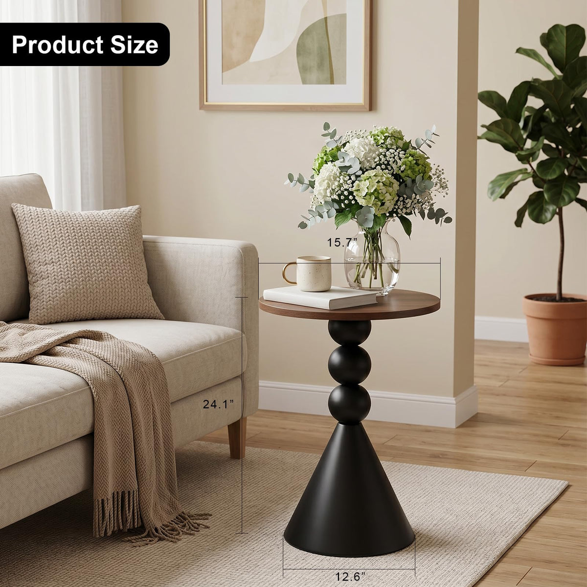 Round Pedestal Drink Table