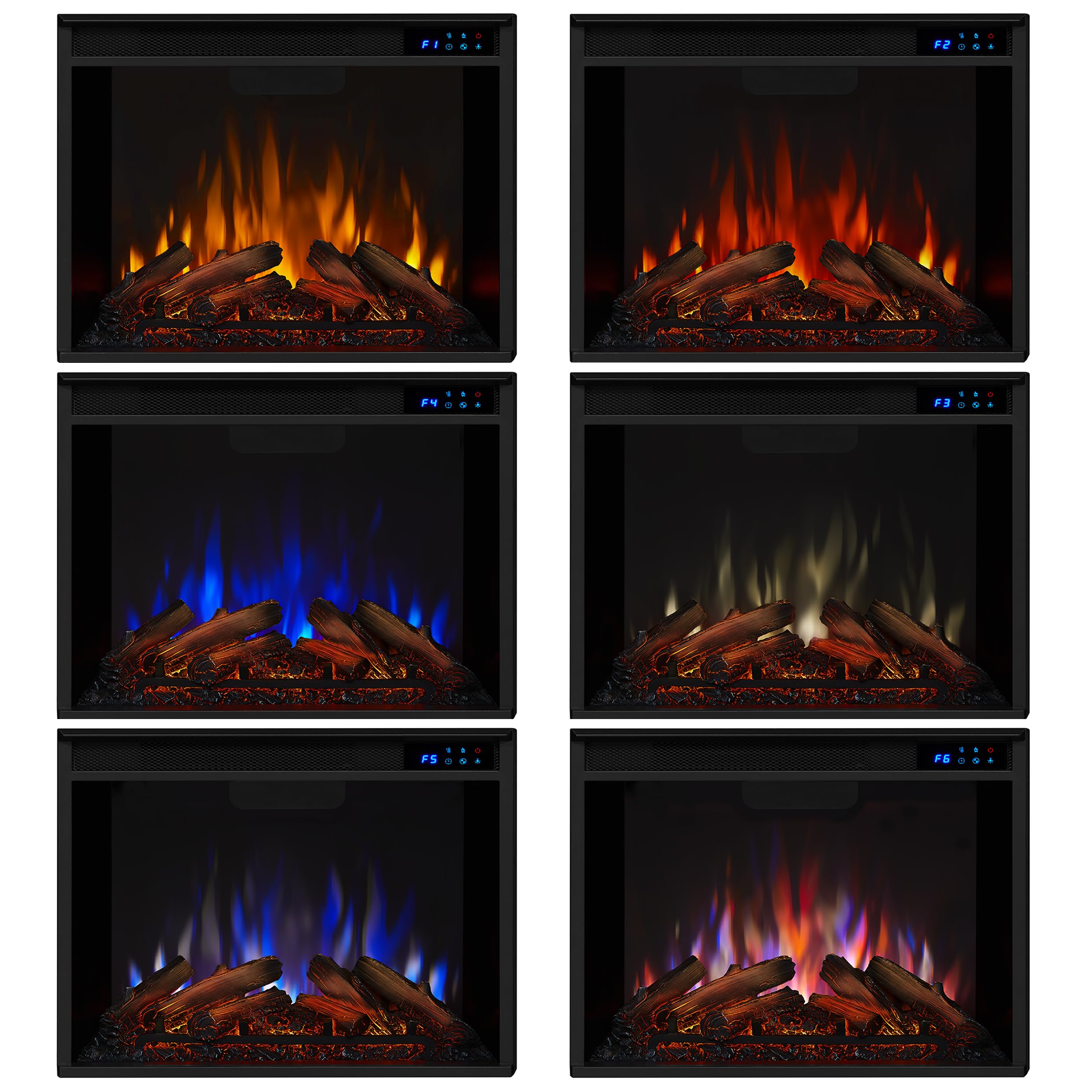Electric Fireplace with Mantel
