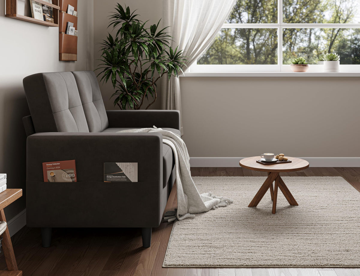 Velvet Loveseat Sofa
