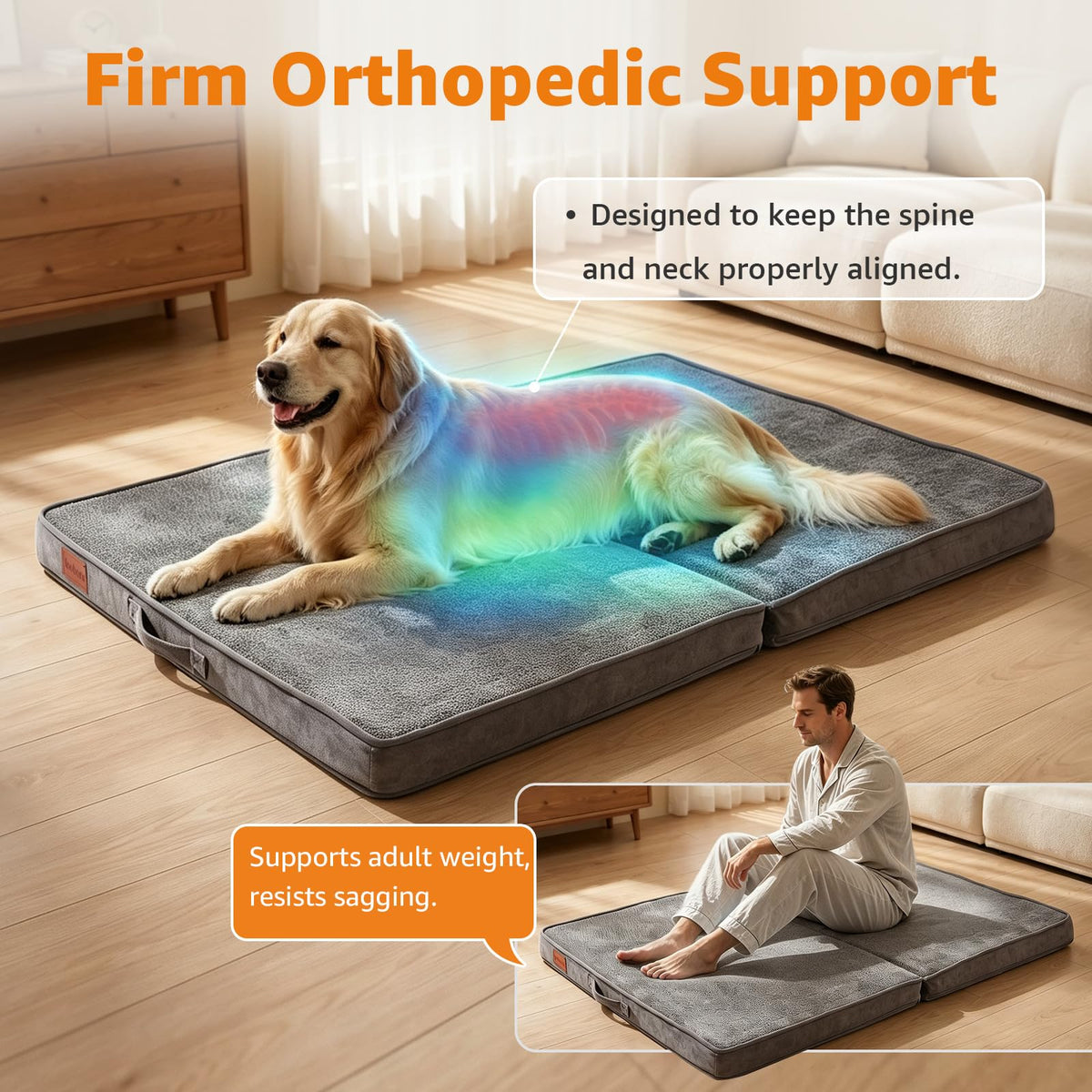 Air Fiber Orthopedic Dog Bed